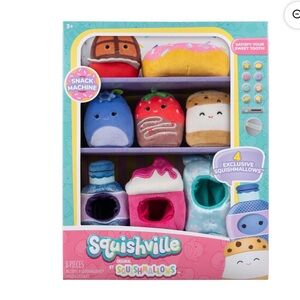 New Squishville Snack Machine Accessory Pack 8 pieces